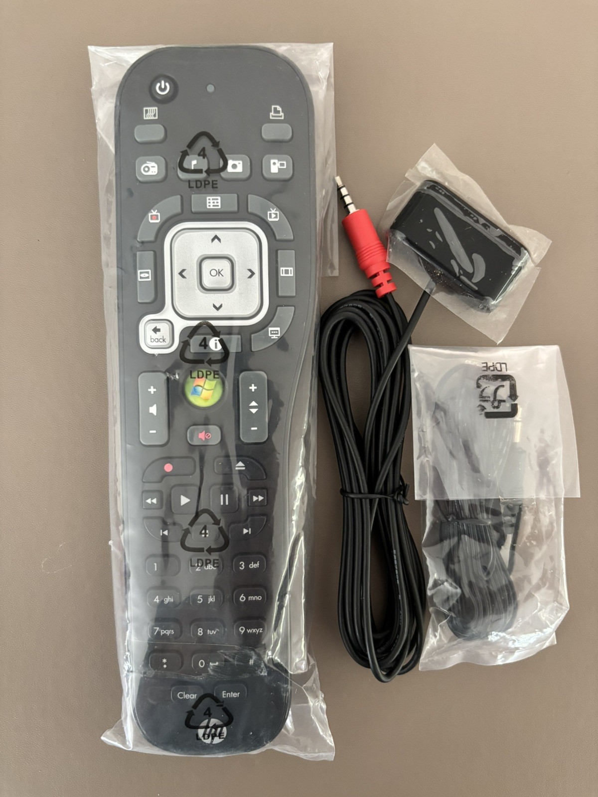 Genuine HP Media Remote Control + IR Receiver + IR Blaster