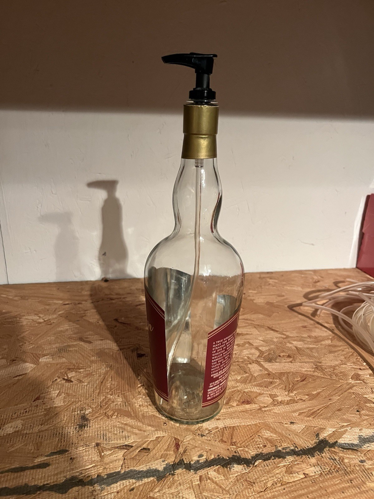 Weller Soap Pump For Bottle 750ml ~Soap Pump Only~. No Bottle Empty