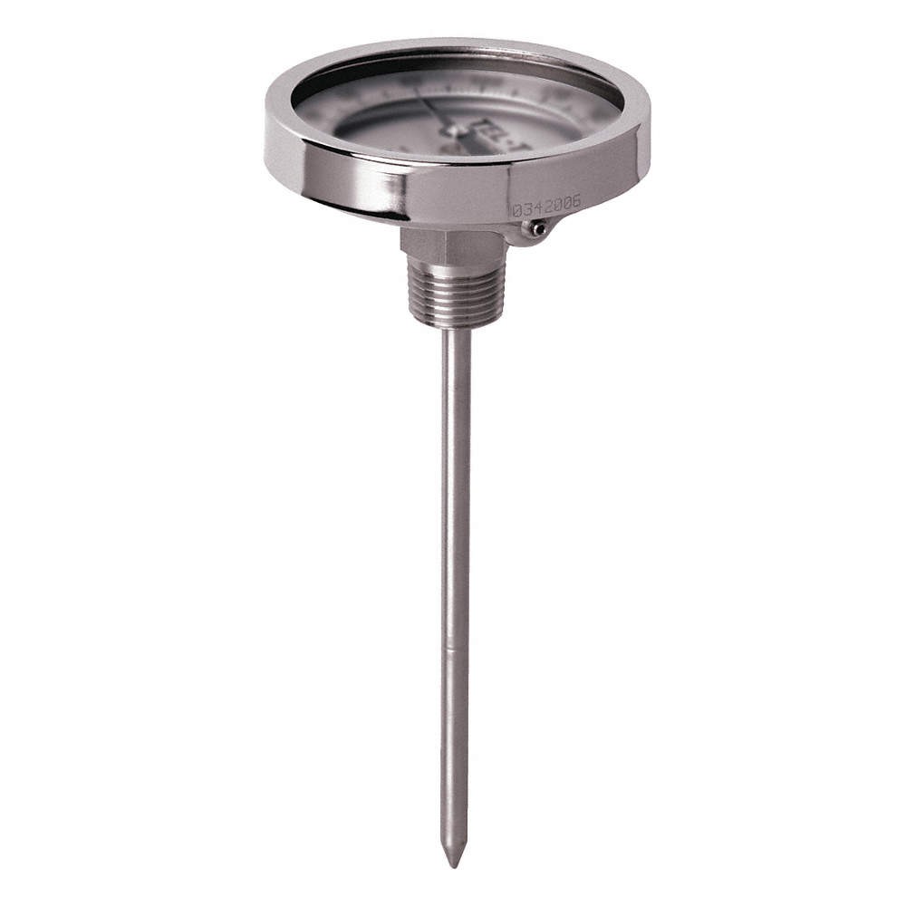 TEL-TRU GT500R-0914 Analog Dial Thermometer,Stem 9" L 460V59