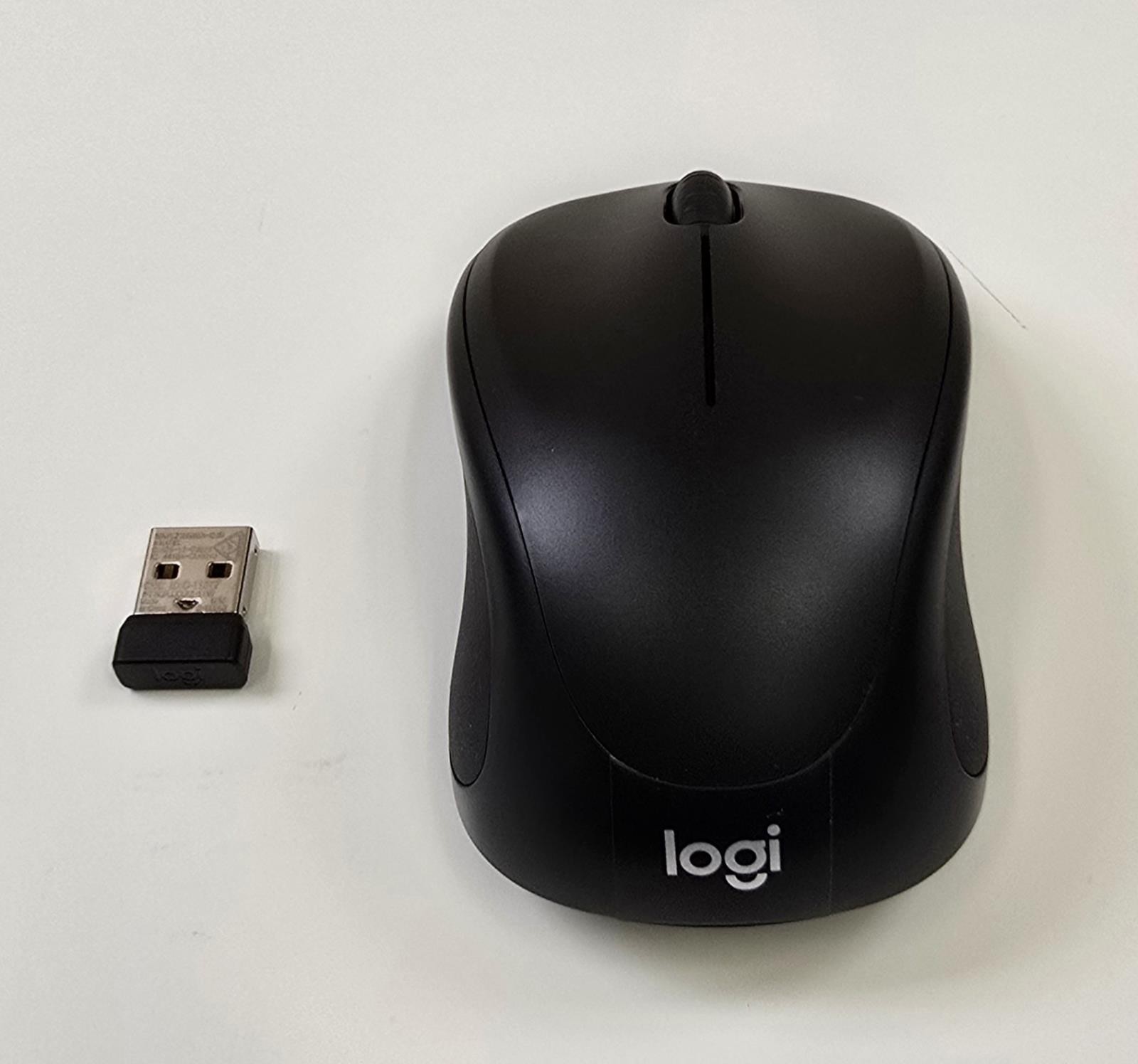 Logitech M317 Wireless Mouse for PC, Mac, Laptop, Chromebook - Black