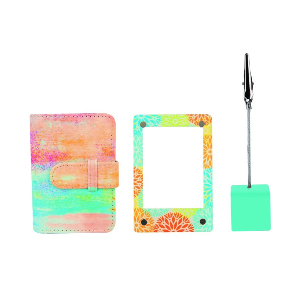 Digipower Mini Instant Camera Album, Clip and Frame Kit (3pcs Value Pack), White