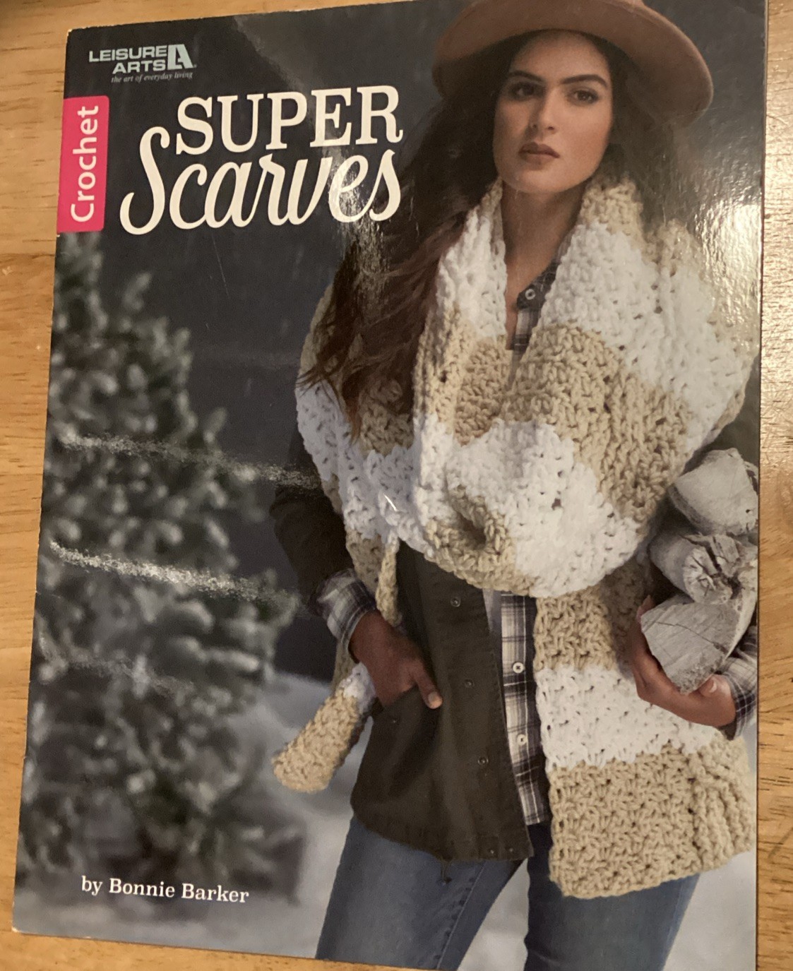 Leisure Arts Super Scarves Crochet Booklet #6997 - Long Wraps - 5 Designs
