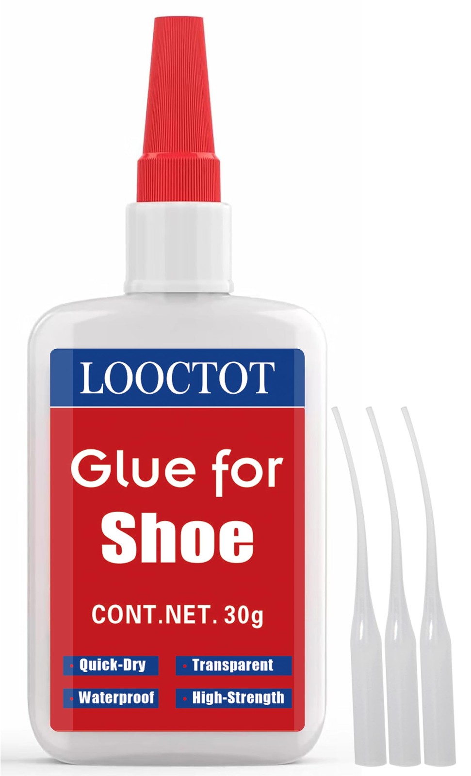 LOOCTOT 30g Shoe Glue,Boot Glue,Super Instant Glue for and Transparent
