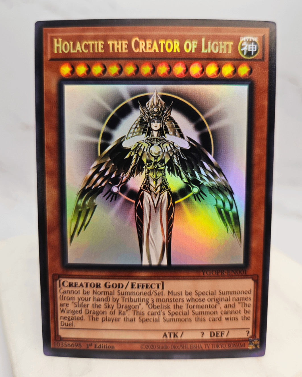 Holactie the Creator of Light - Ultra/Secret/QCSR Rare Egyptian God Horakhty