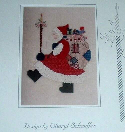 Cheryl Schaeffer "Saint Nicholas" Xmas Santa Needlepoint "Pattern Chart ONLY" WA