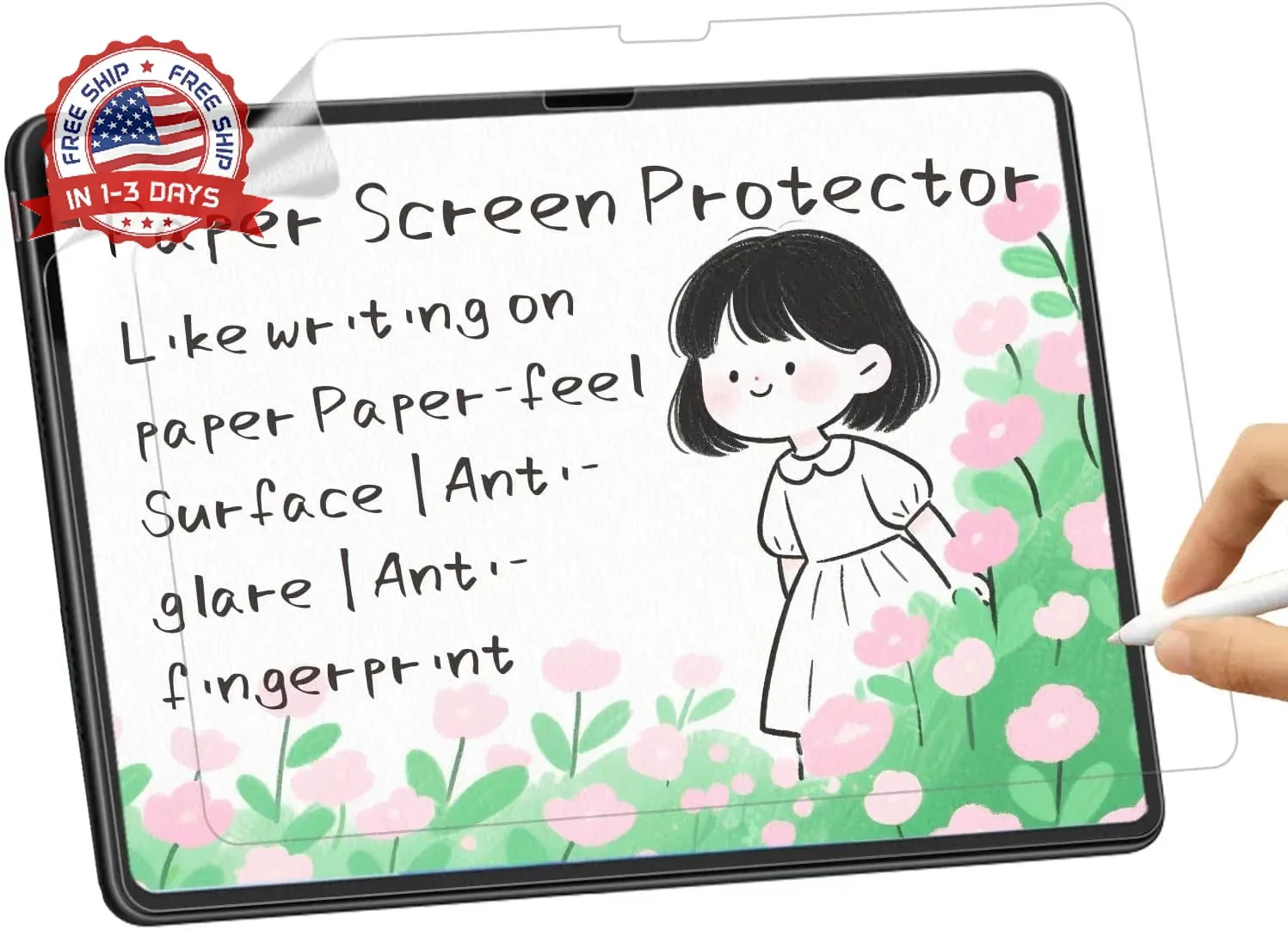 2 Pack Like Paper Screen Protector for iPad A16 11th/10th Generation (11 Inch/10
