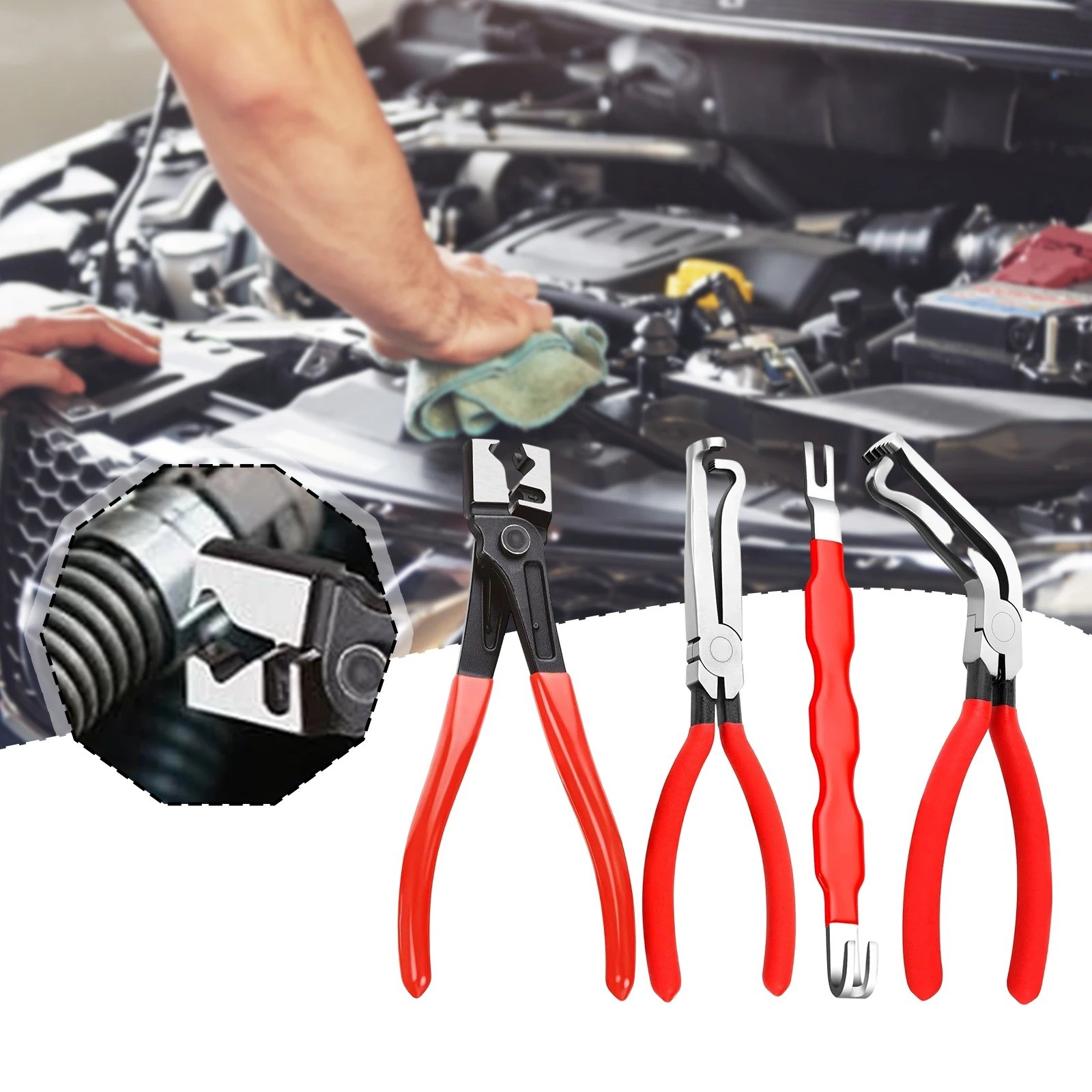 Terminal Plug Removal Tool Kit Electrical Disconnect Pliers  Connector Separat