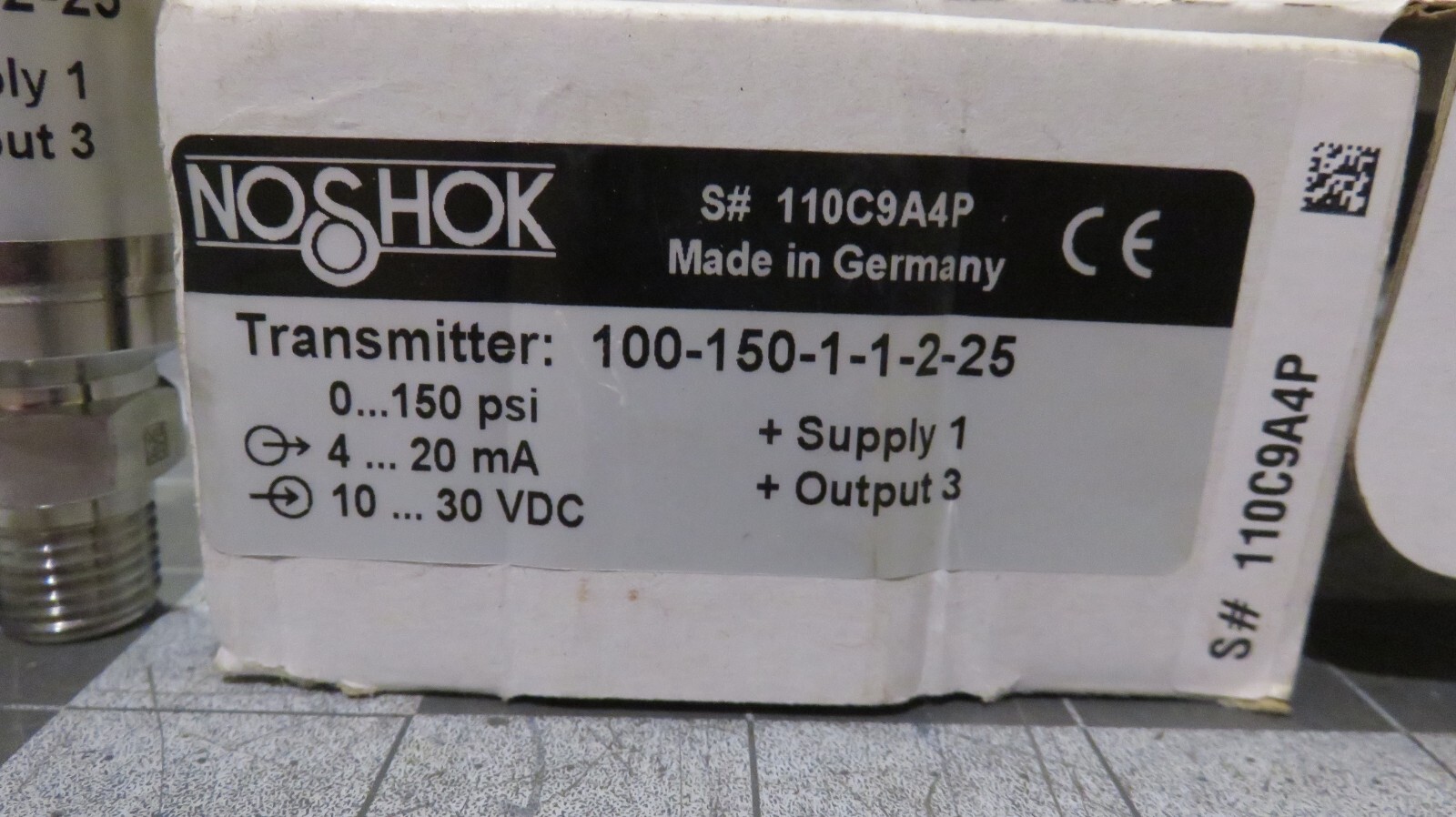 NOSHOK Pressure Transmitter 100-150-1-1-2-25