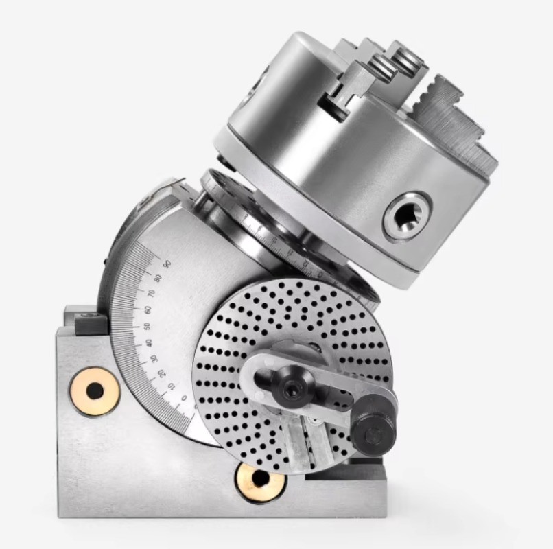 Universal Indexing Head Milling Machine with Manual Indexing Handwheel
