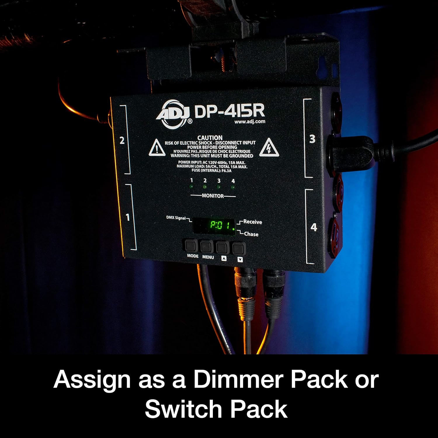 Products DP-415R 4 Channel DMX512 Dimmer Pack