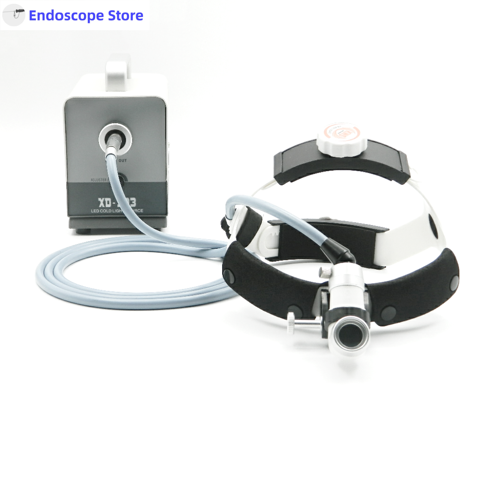 Mini Medical LED Endoscope Handheld Cold Light Source Match WOLF Customized