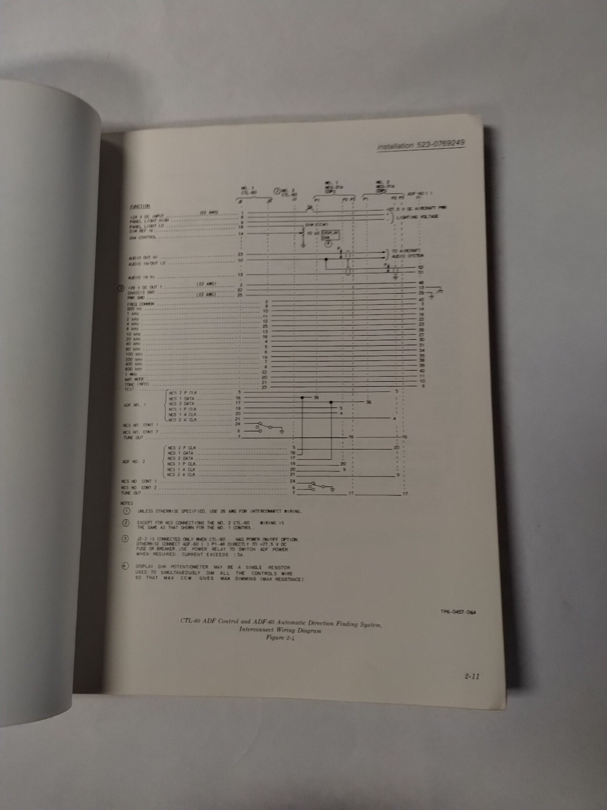 Collins CTL- ( ) Controls Instruction Book 523-0769247-00111A-Original