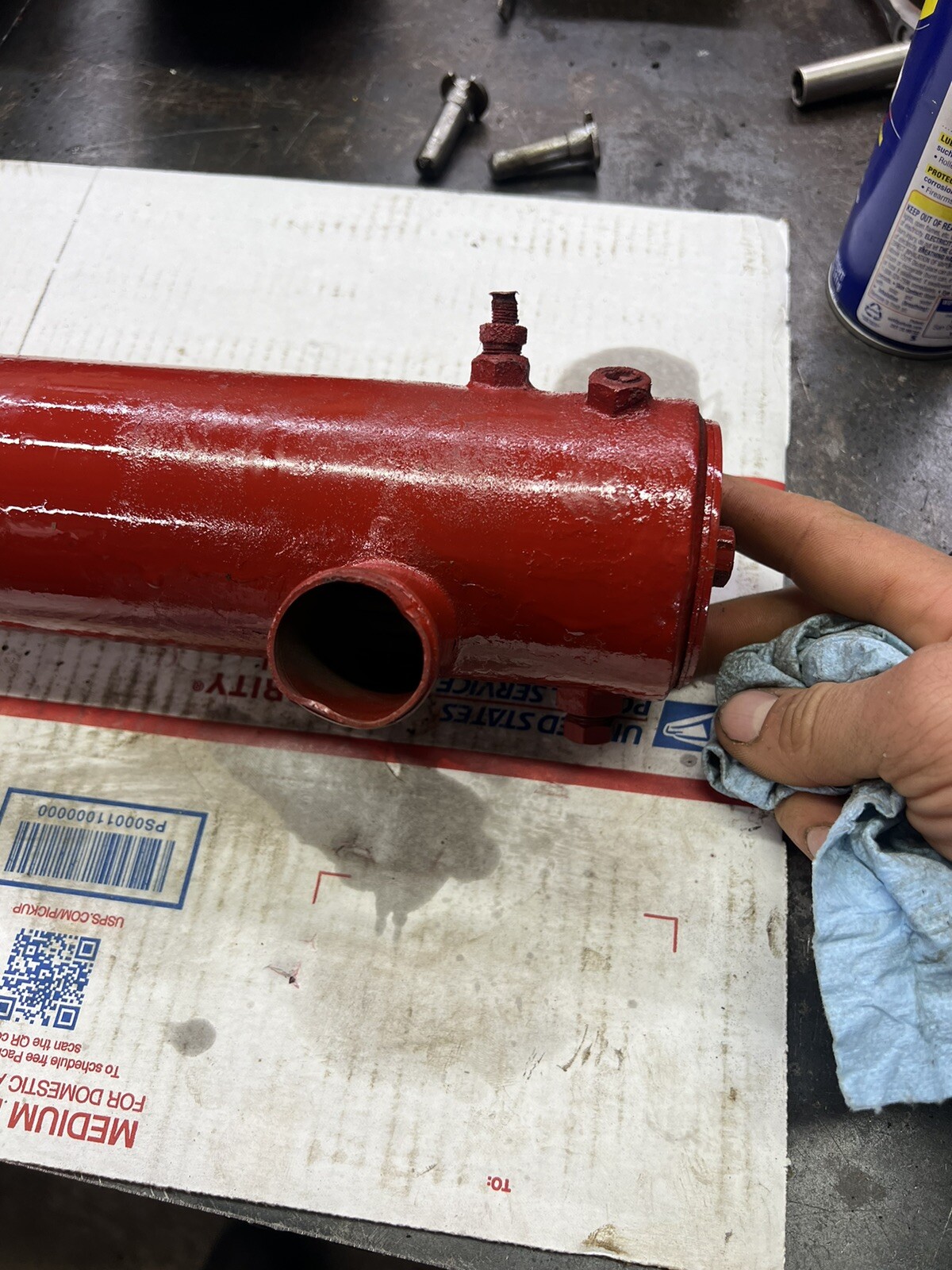 Westerbeke 16inch by 3 inch heat exchanger