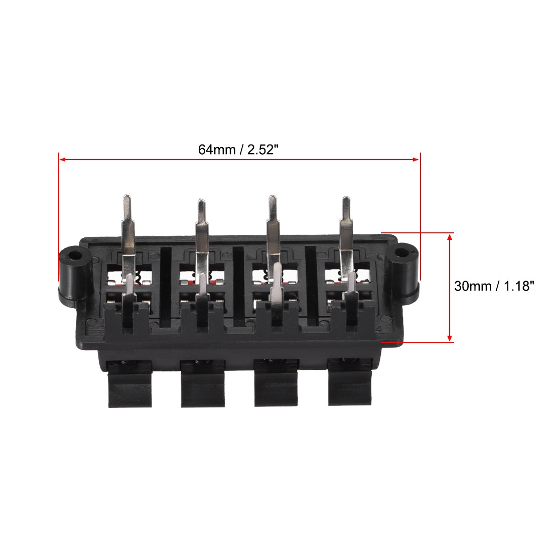 2 8 Way Spring Speaker Release Audio Connector Cable WP8-03 2pcs