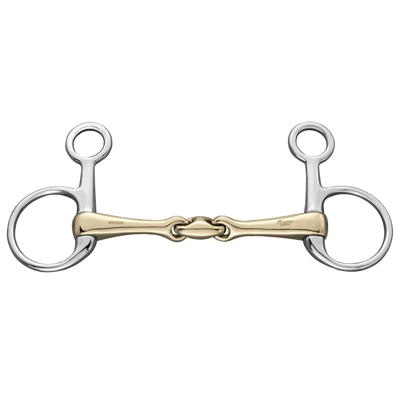 Herm Sprenger KK Ultra Baucher Double Jointed Snaffle Bit - 16 mm