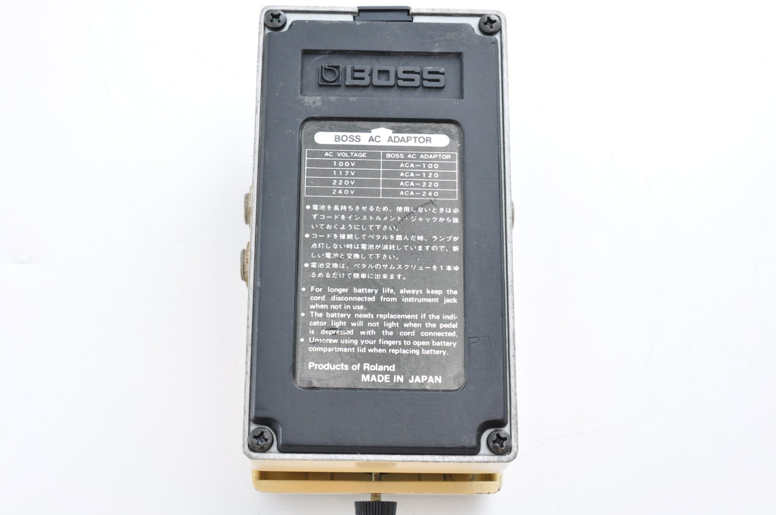 Boss FT-2 Dynamic Filter 1986 Made in Japan Working ACA 733600