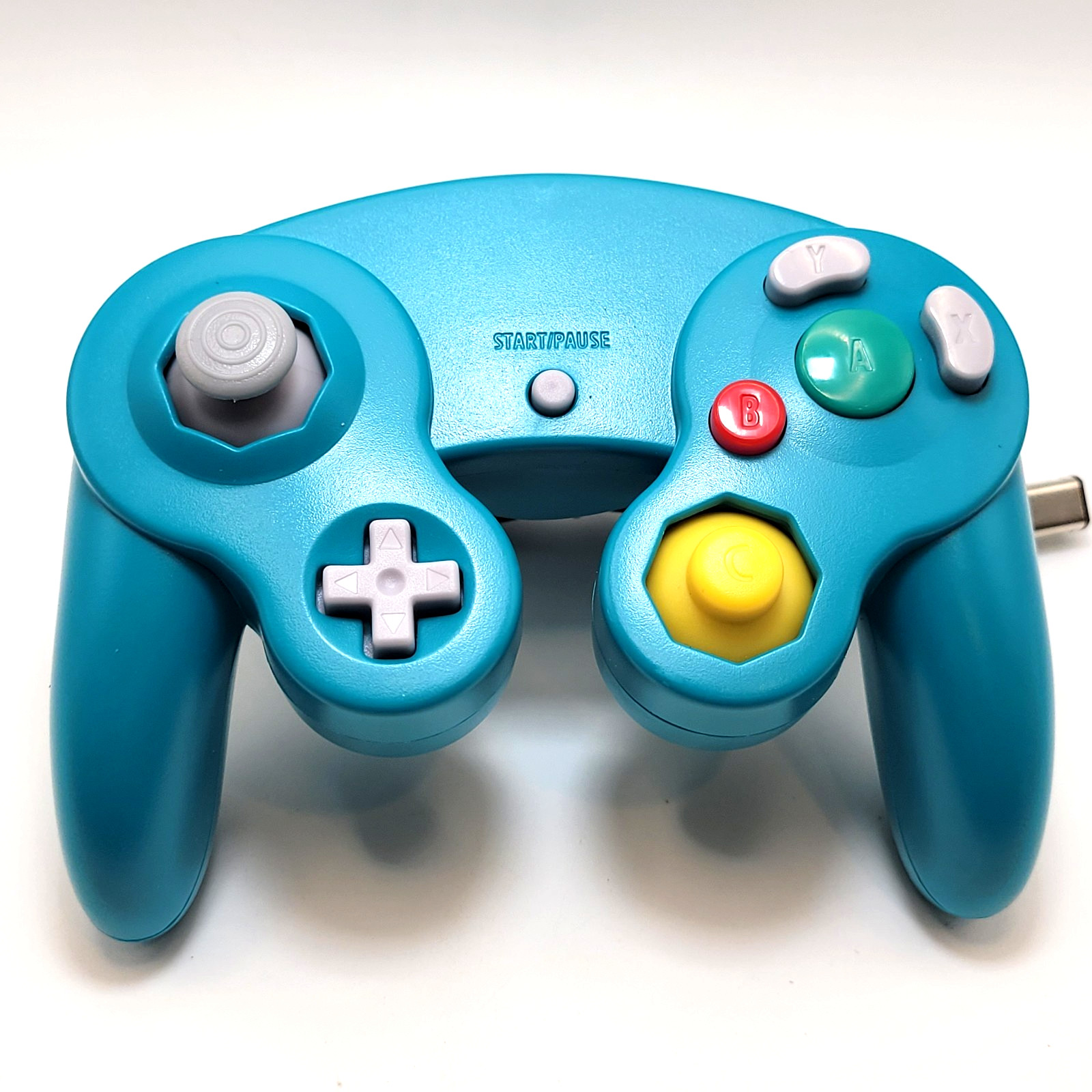 Nintendo GameCube Controller Game Pad For NGC - Wii  - Ocean Blue Teal