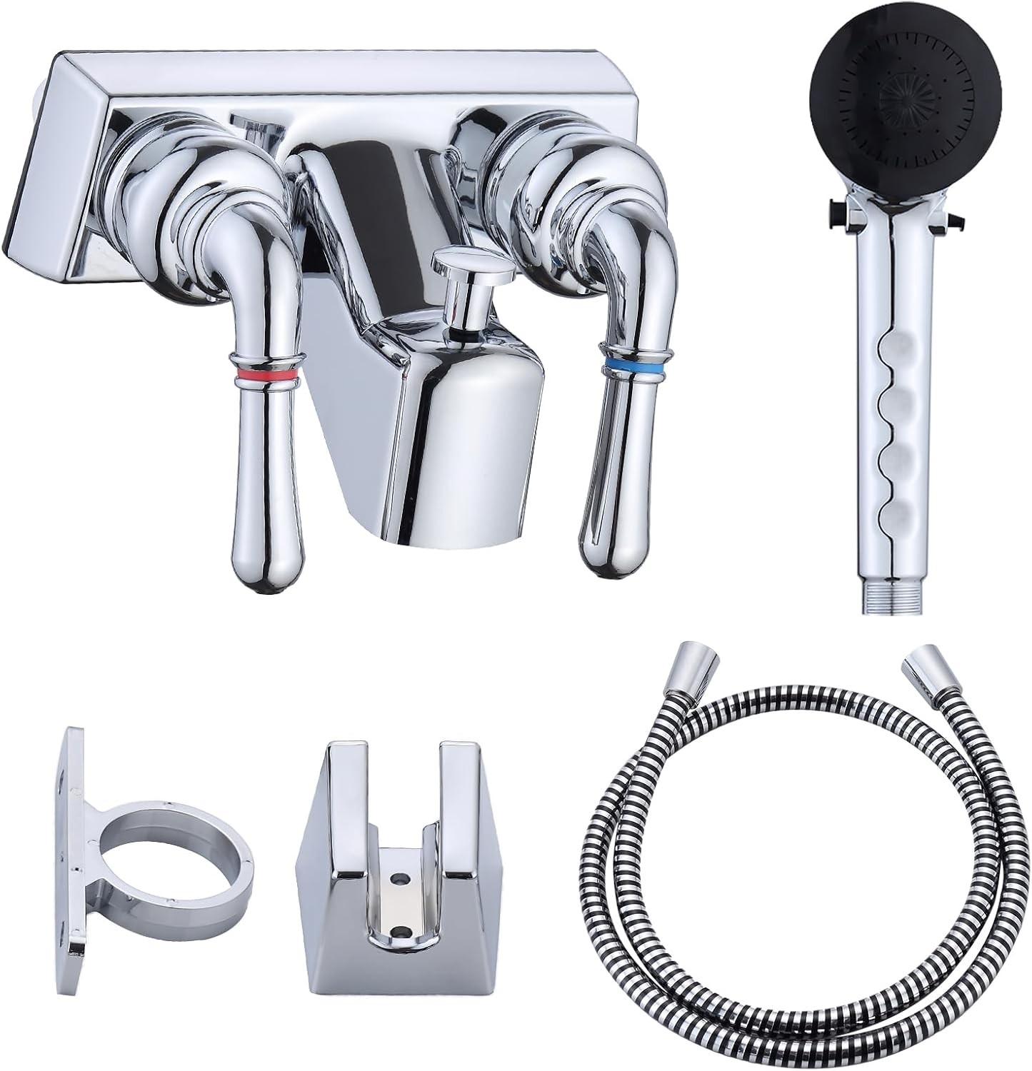 RV Shower Faucet with Hose and shower Head,Camper Shower Faucet ,Rv Tub Fauce...