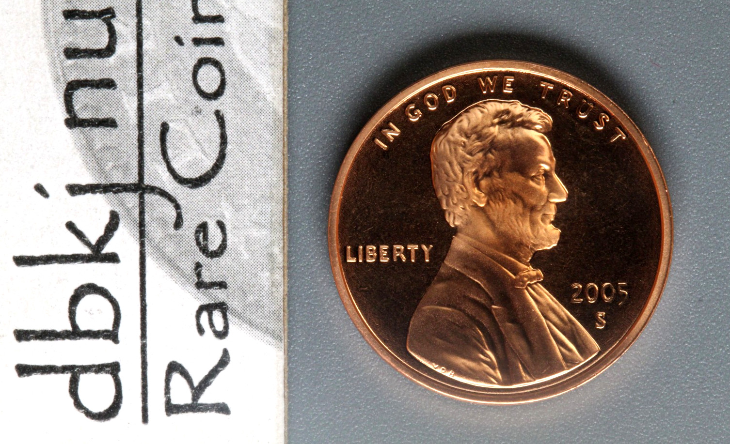 2005 S - Proof Lincoln Memorial 1¢ Cent Penny - Red