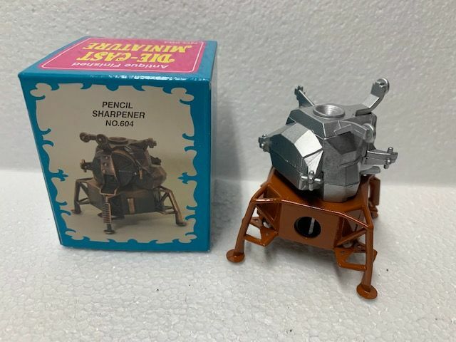 LUNAR LANDING CRAFT DIE CAST METAL COLLECTIBLE PENCIL SHARPENER NEW / BOX