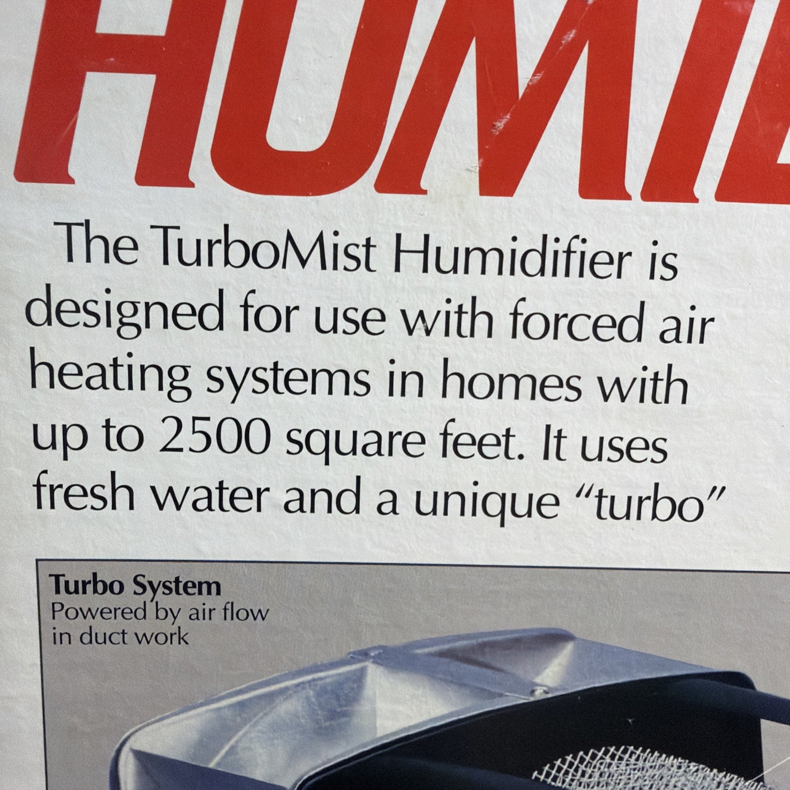 TurboMist, Whole House Humidifier,