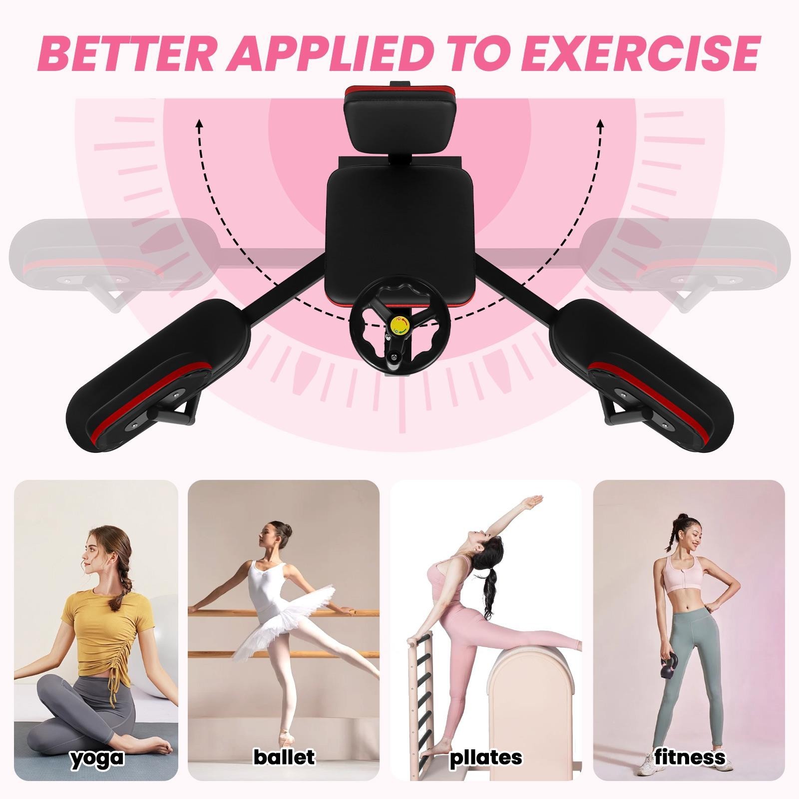 Red Leg Stretcher Machine 330lbs Split Machine w/ Hand Wheel Training Machine