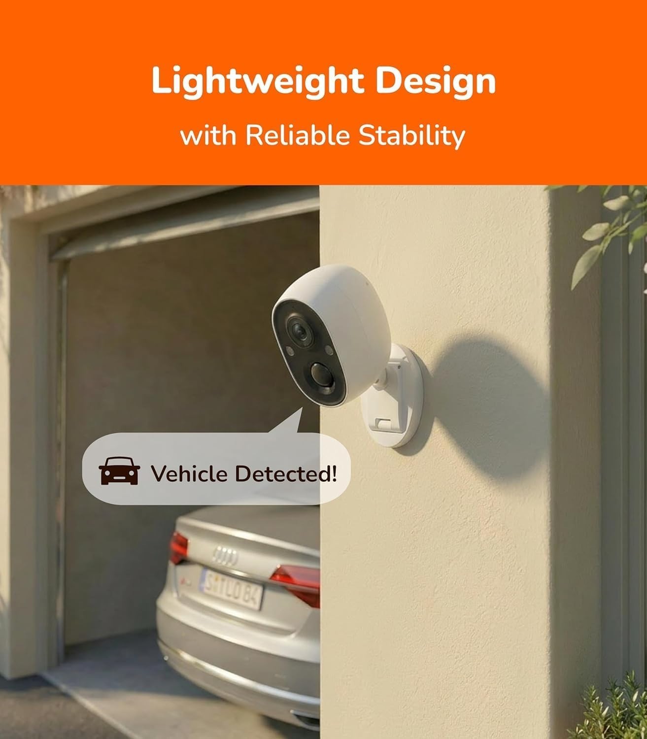 SensForge 2.5K Battery WiFi Security Camera Camera, AI Detection, Night Vision