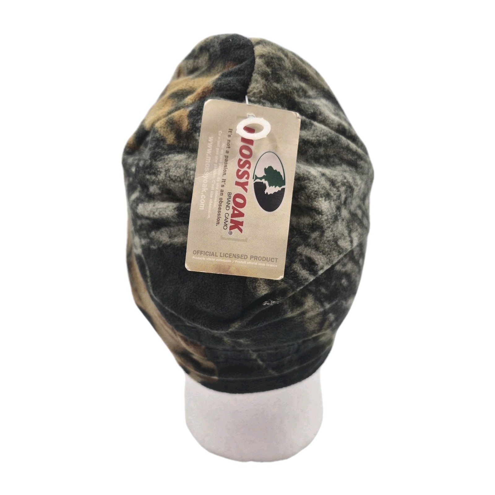 MOSSY OAK Camo Beanie Double Fleece Adult One Size Hunting Cap NEW with Tag