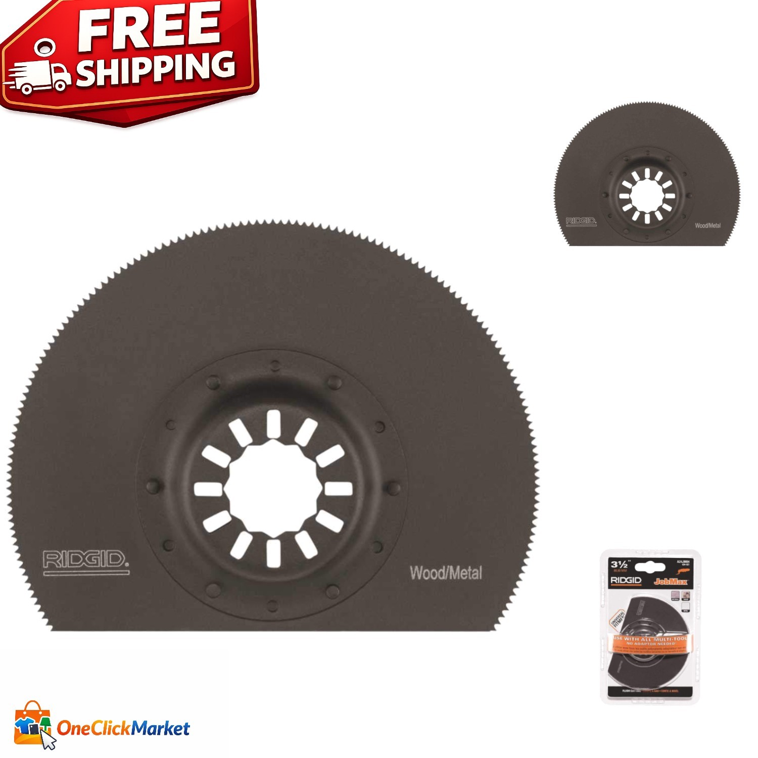 Durable Jobmax 3-1/2" Flush Cut Blade - High Carbon Steel for Alloy Steel