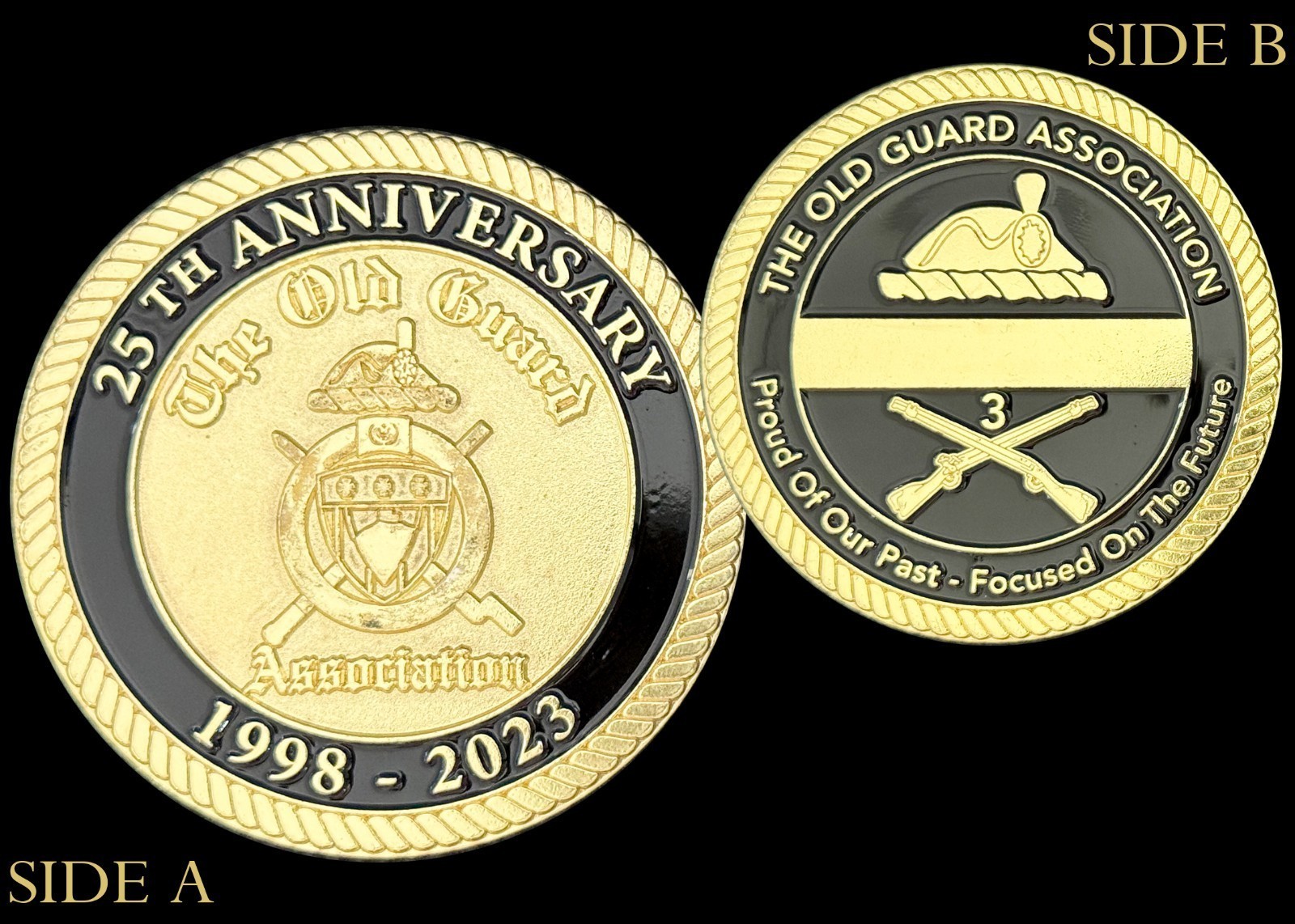The Old Guard Association 25th Anniversary Challenge Coin 4#G