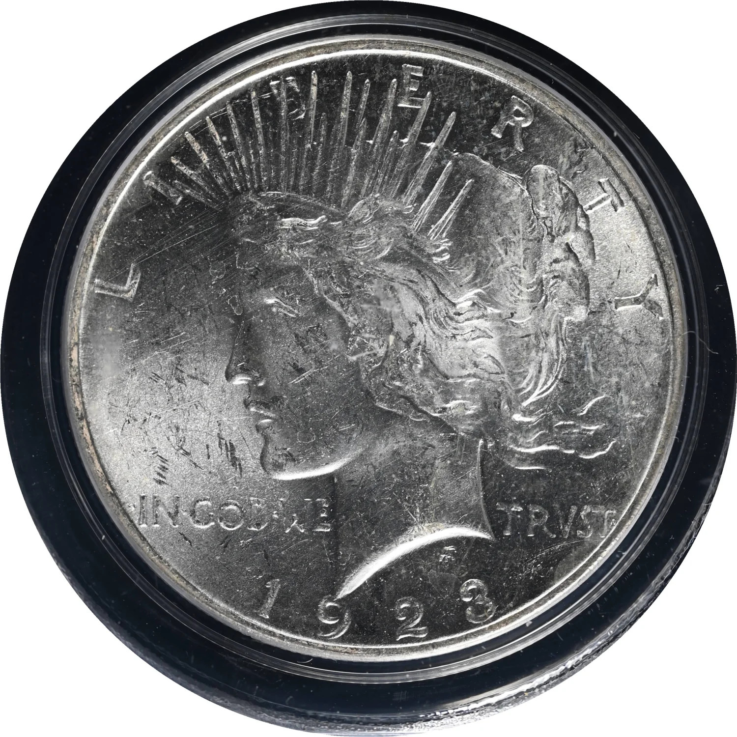 1923 D Peace Silver Dollar PCGS MS-63 CAC