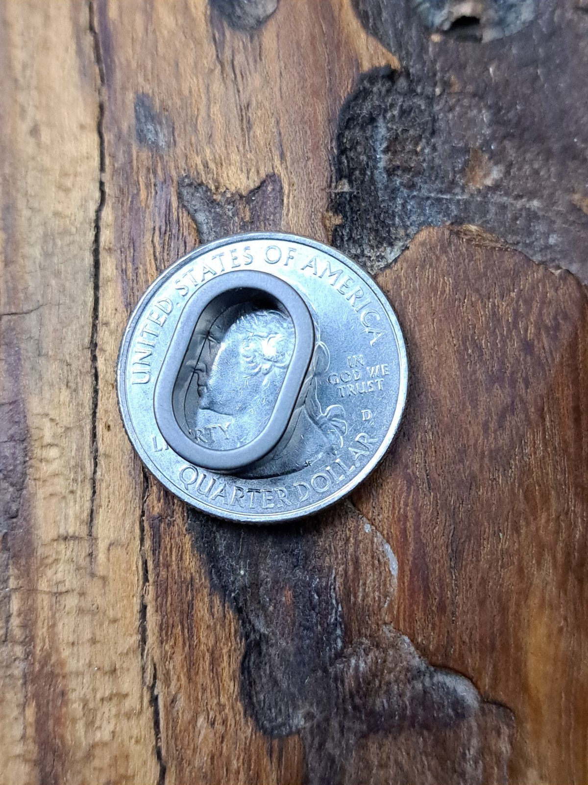 Small Titanium Keychain Connecting Buckle