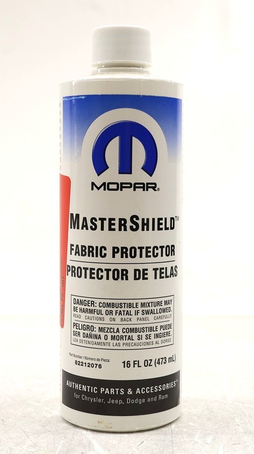 NEW OEM Mopar MasterShield Fabric Protector 16oz. Bottle 82212076