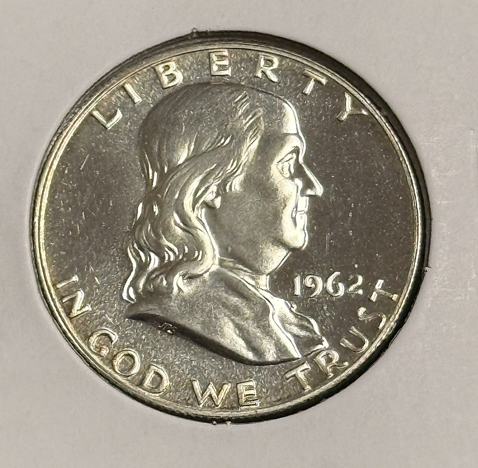 1962 Franklin Half Dollar, Choice Proof. (21794)
