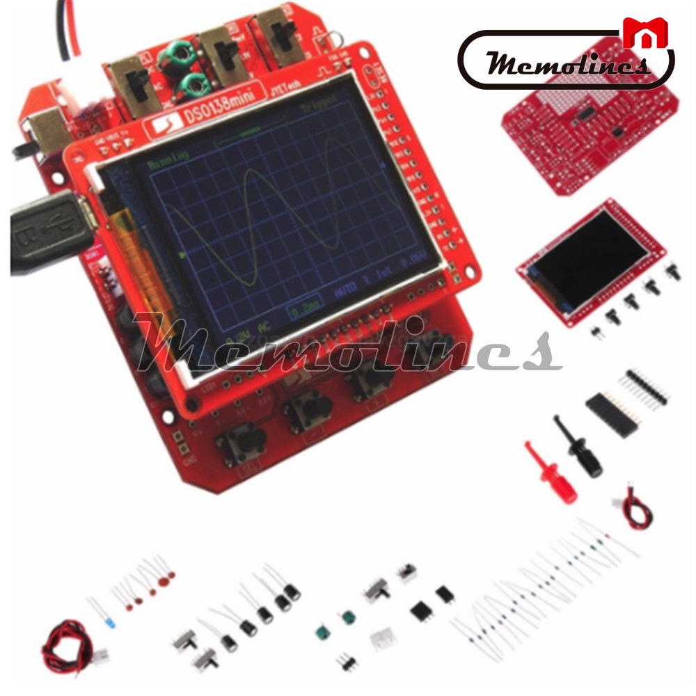 DSO138 Mini Kit Digital Oscilloscope DIY Learning Pocket DSO138 Update Shuttle