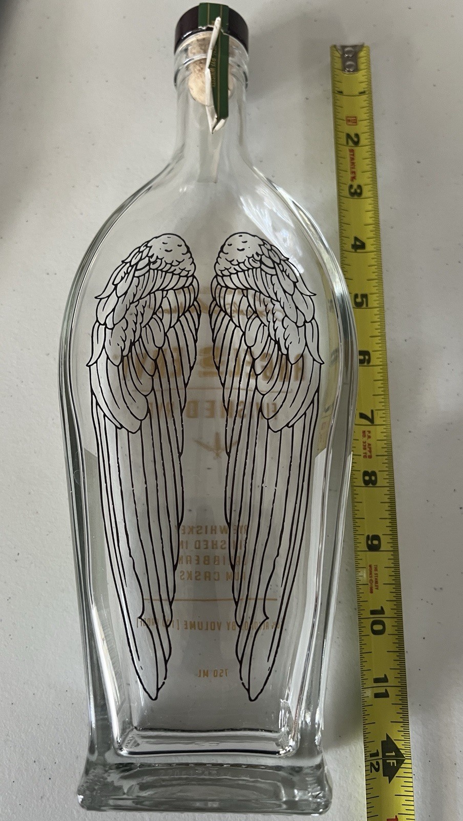 Empty Angel’s Envy Finished Rye Kentucky Whiskey (750ml) Upcycle
