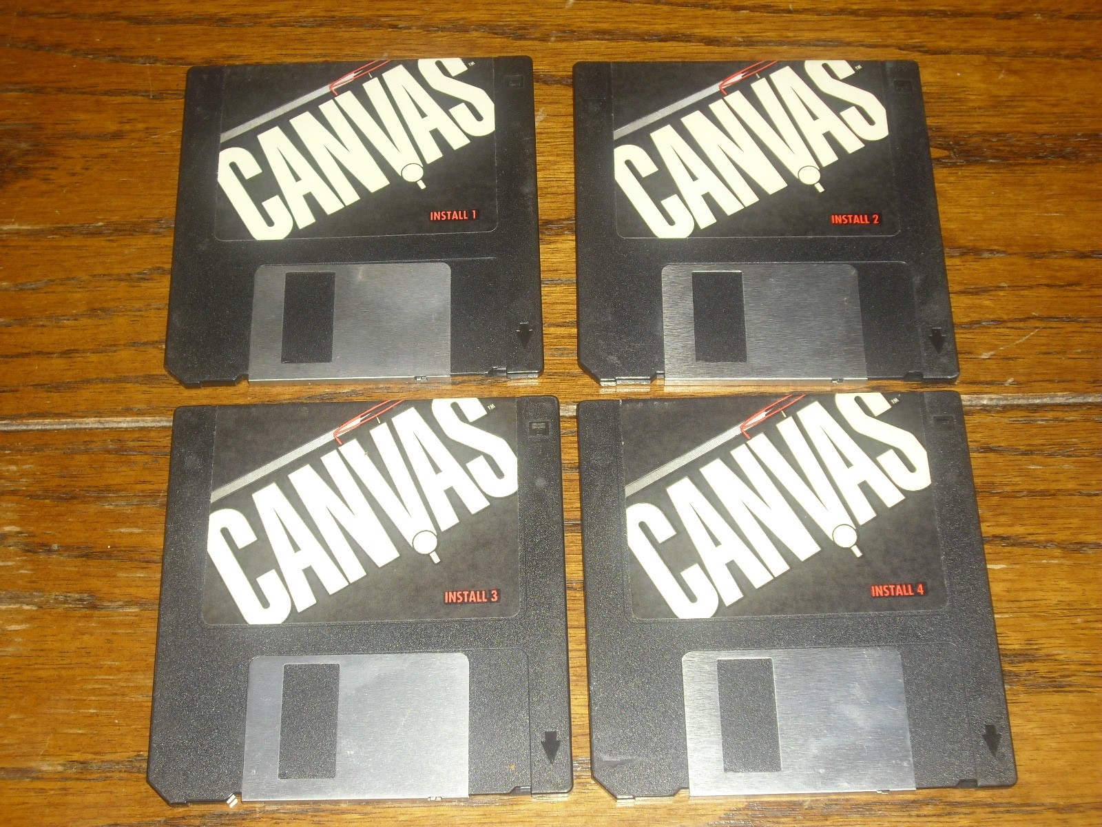 Vintage Deneba Canvas  for Mac OS (7.x-9.x) on 3.5" Floppy Discs, 1991