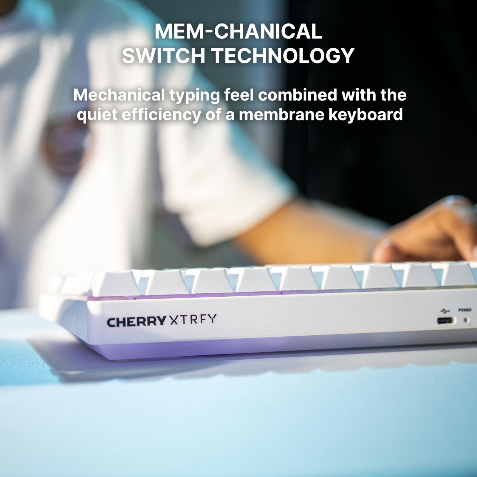 K33 Compact Wireless, 75% Mem-chanical Gaming Keyboard, Multi Device, Bluetoo...