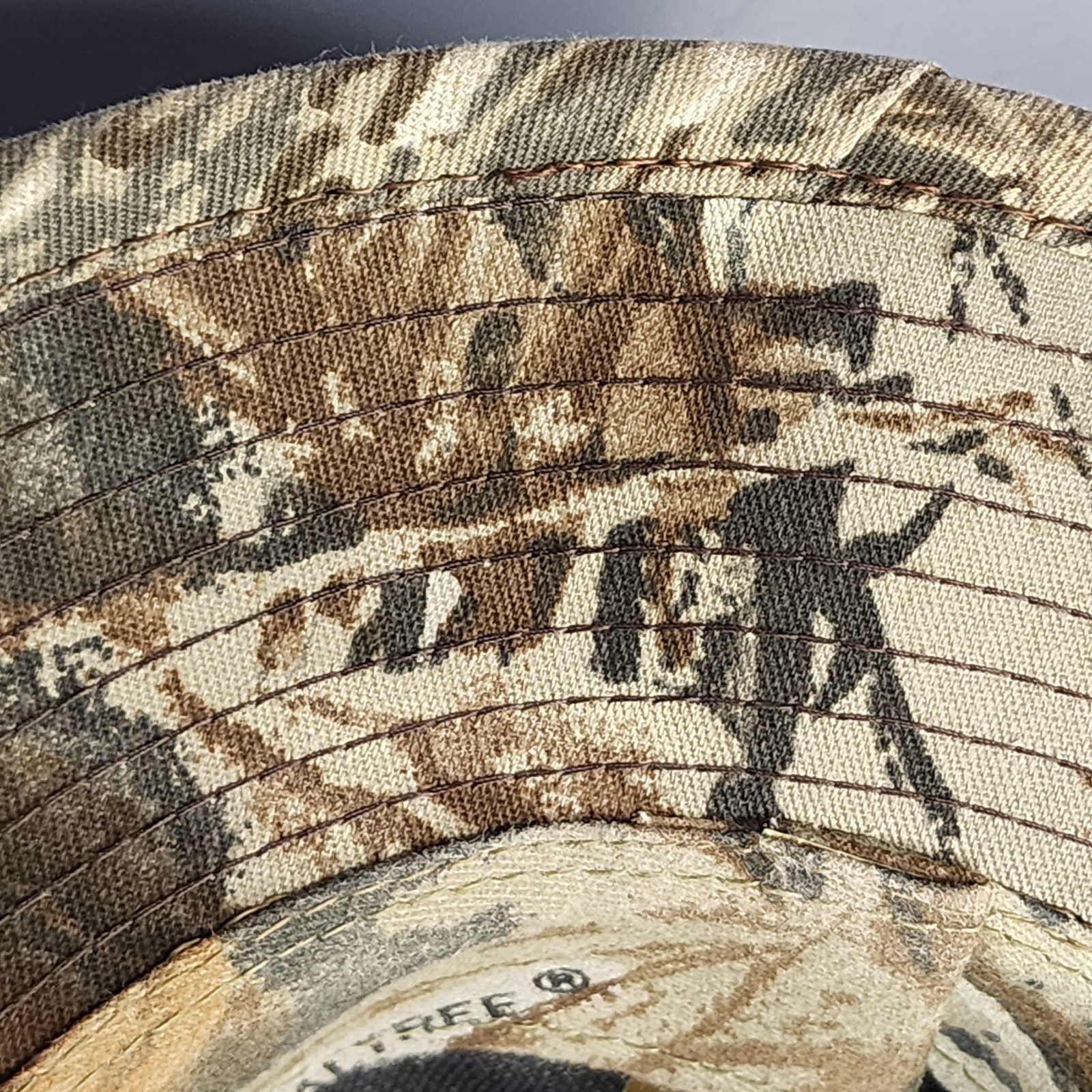 Vintage Realtree Advantage Camo Fedora Hat Safari Outback Hunting Mens Large USA