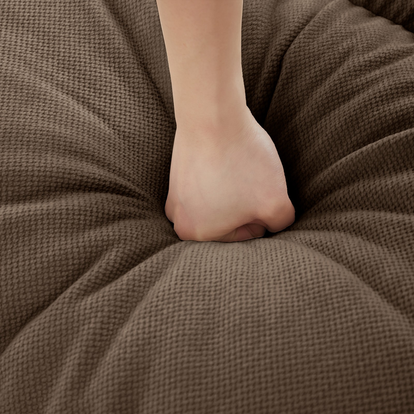 Flora Sofa LSF Chenille -Brown