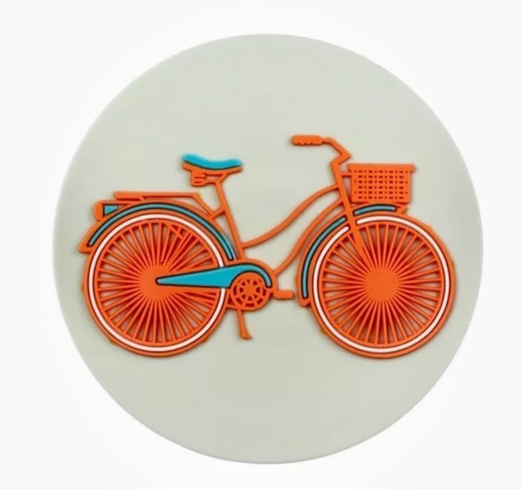 Bogg Bits - Beach Bicycle - Original Bogg Bag Charm - NEW