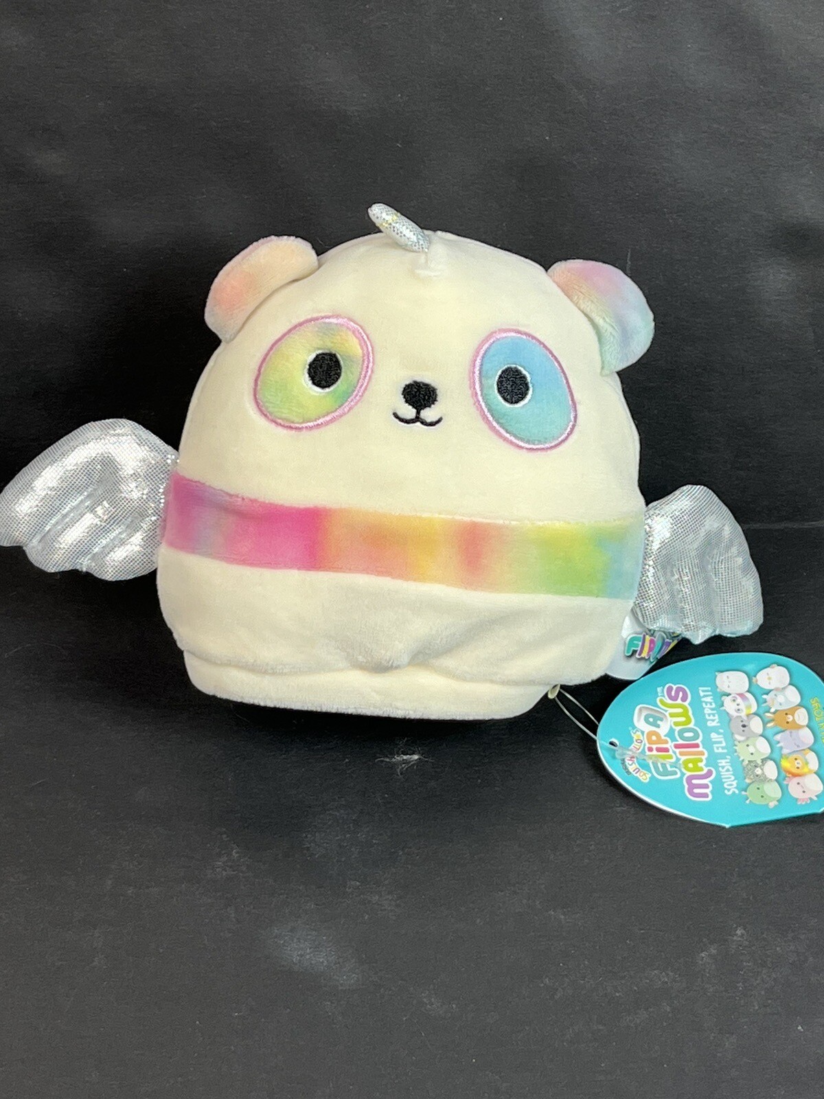Squishmallows Flip A Mallows Kelly Toy Hudson Unicorn Pei Pandacorn Rainbow NWT