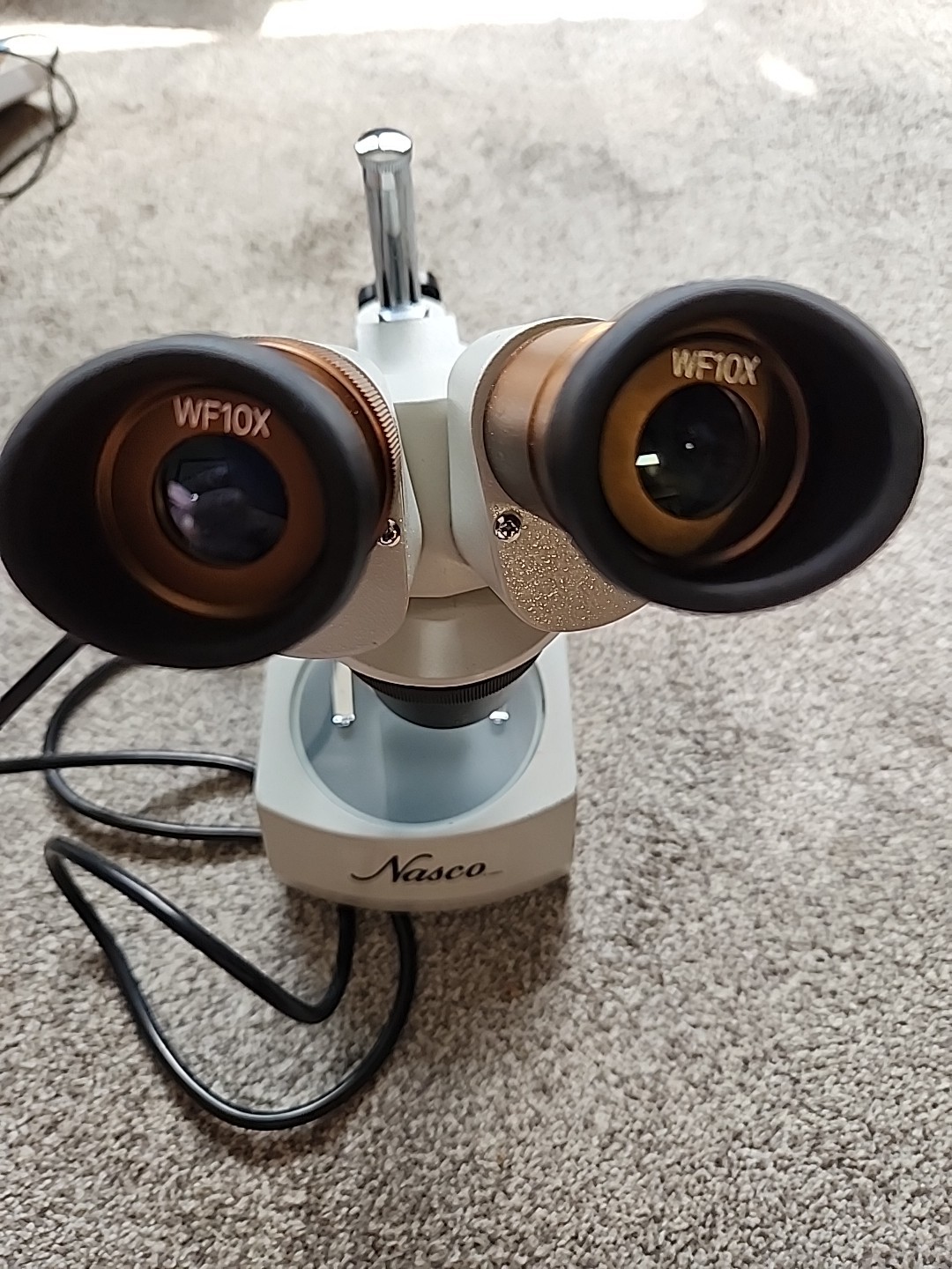 Nasco Stero Tri Power Microscope Top Bottom Lighting