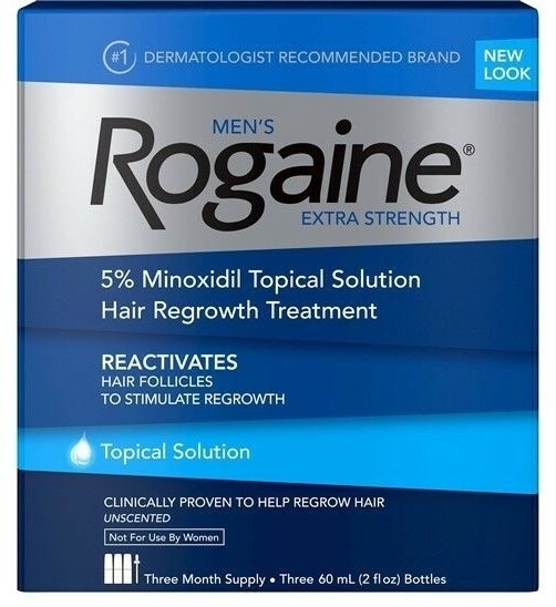 12 Months Rogaine Extra Strength Solution Men 2 OZ Bottle Supply UNSCENTED 21/22