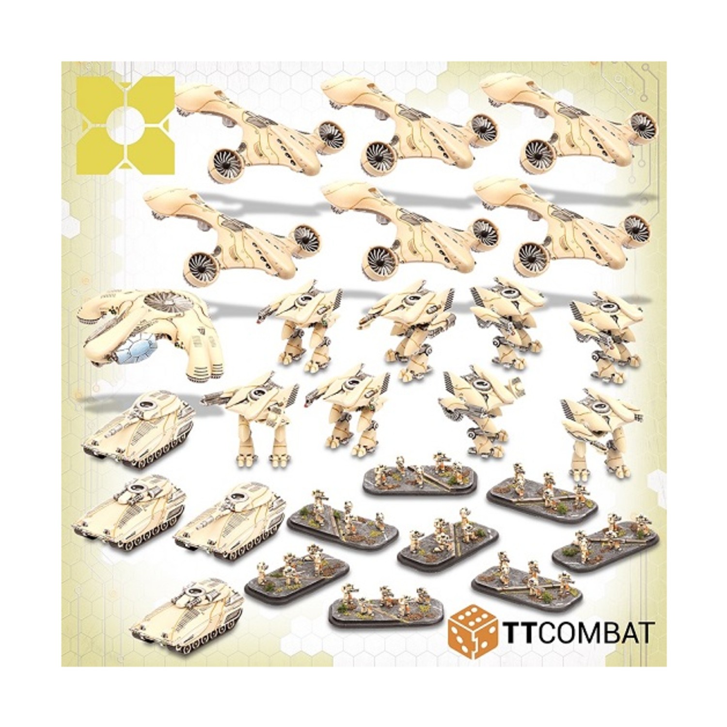 TT Combat Dropzone Commander Post-Human Republic Starter Army (2020) SW (New)