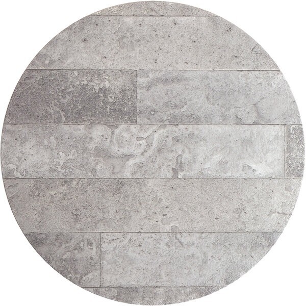 36'' Round All-Weather Restaurant Table Top with Textured Toscano Laminate Top