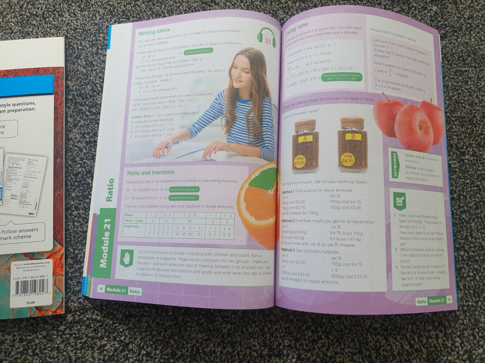 2 X GCSE Letts Sucess Maths Exam Practice Workbook Revision Guide higher Tier