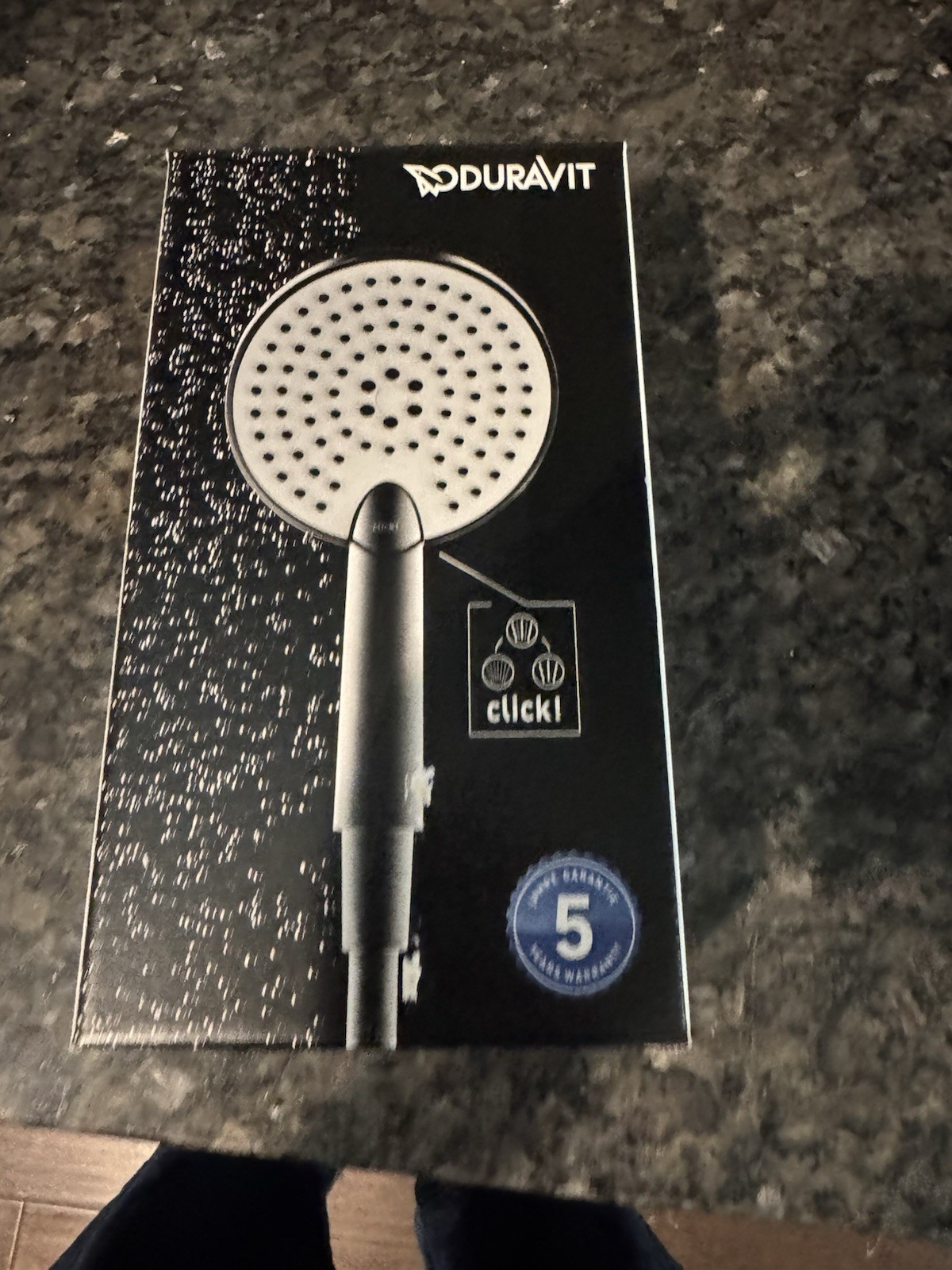 Duravit Handheld Shower Head Multi Spray 110mm Round Chrome Bathroom