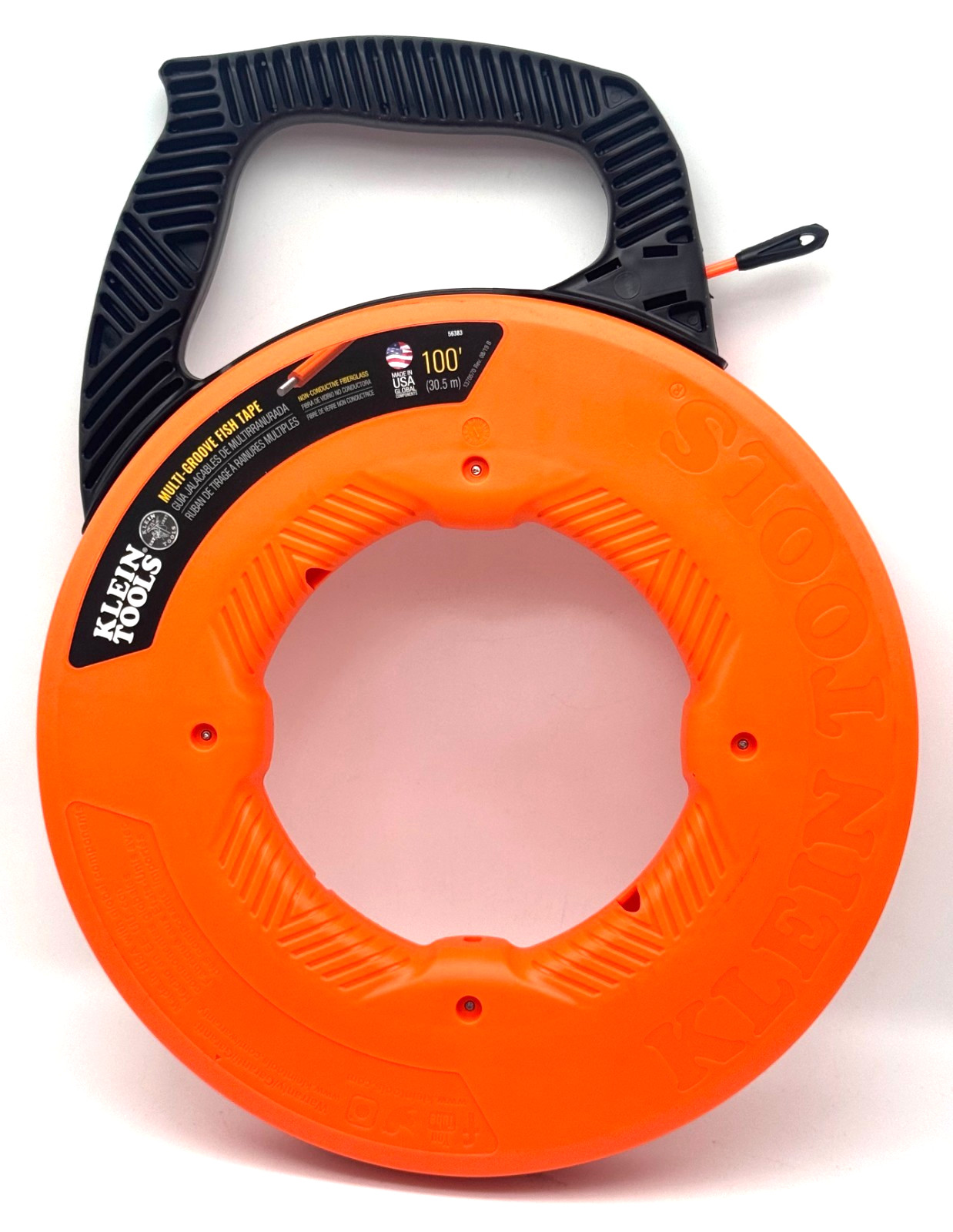 NEW Klein Tools 56383 Multi-Groove Fish Tape 100-Foot Made in USA ~ Free Ship.