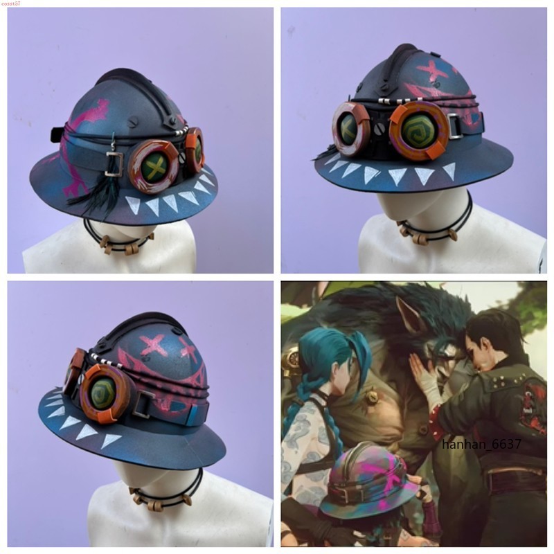 LOL Arcane: League of Legends Isha Graffiti Hat Wearable Cosplay Props Gift